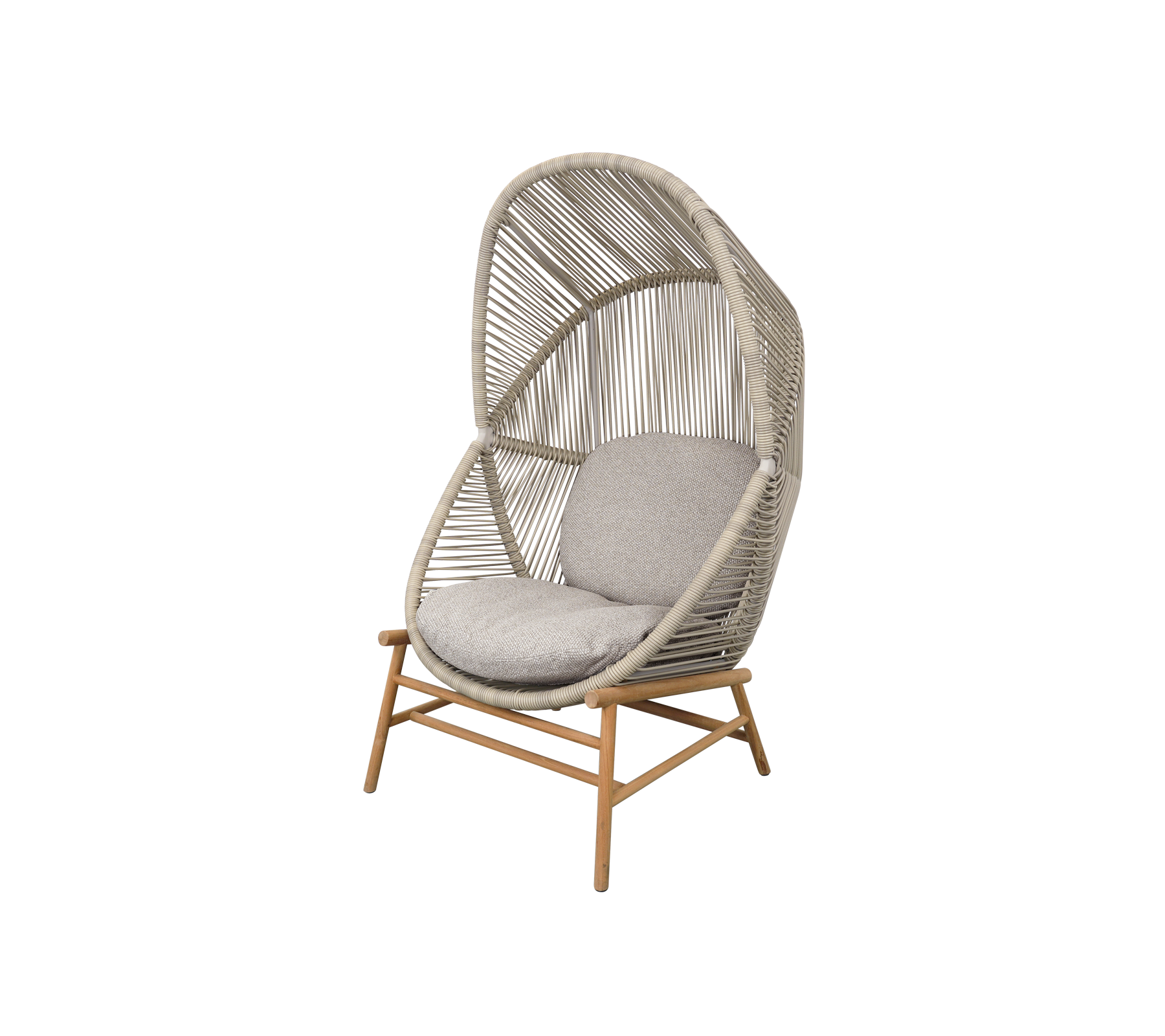 Woven Outdoor Lounge Chair Rope Base