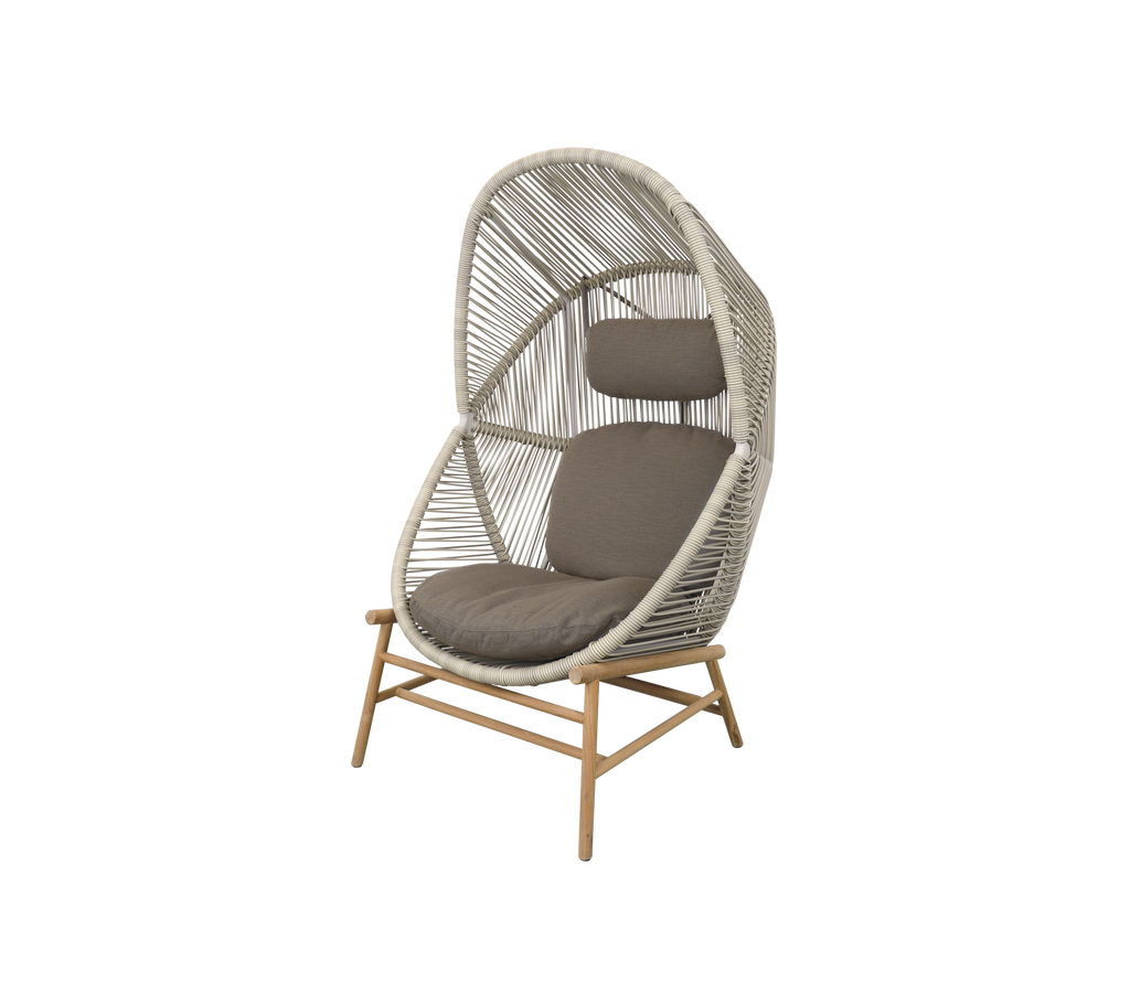 Woven Outdoor Lounge Chair Rope Base
