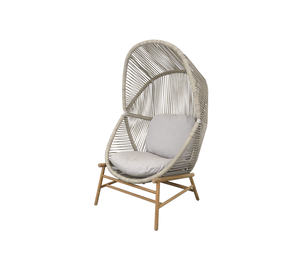 Woven Outdoor Lounge Chair Rope Base
