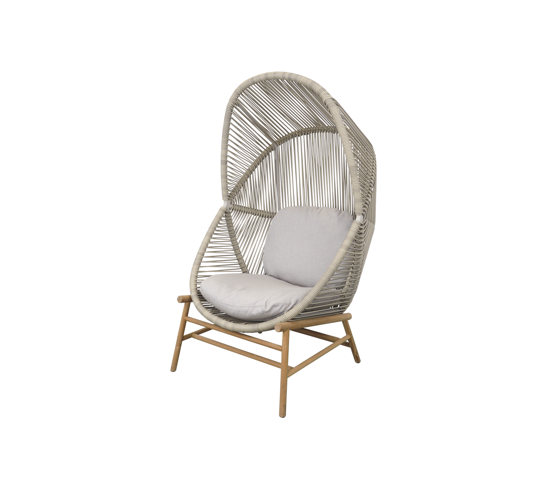 Woven Outdoor Lounge Chair Rope Base