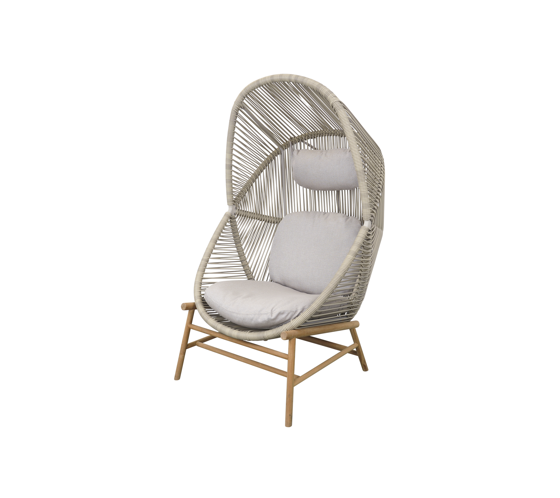 Woven Outdoor Lounge Chair Rope Base