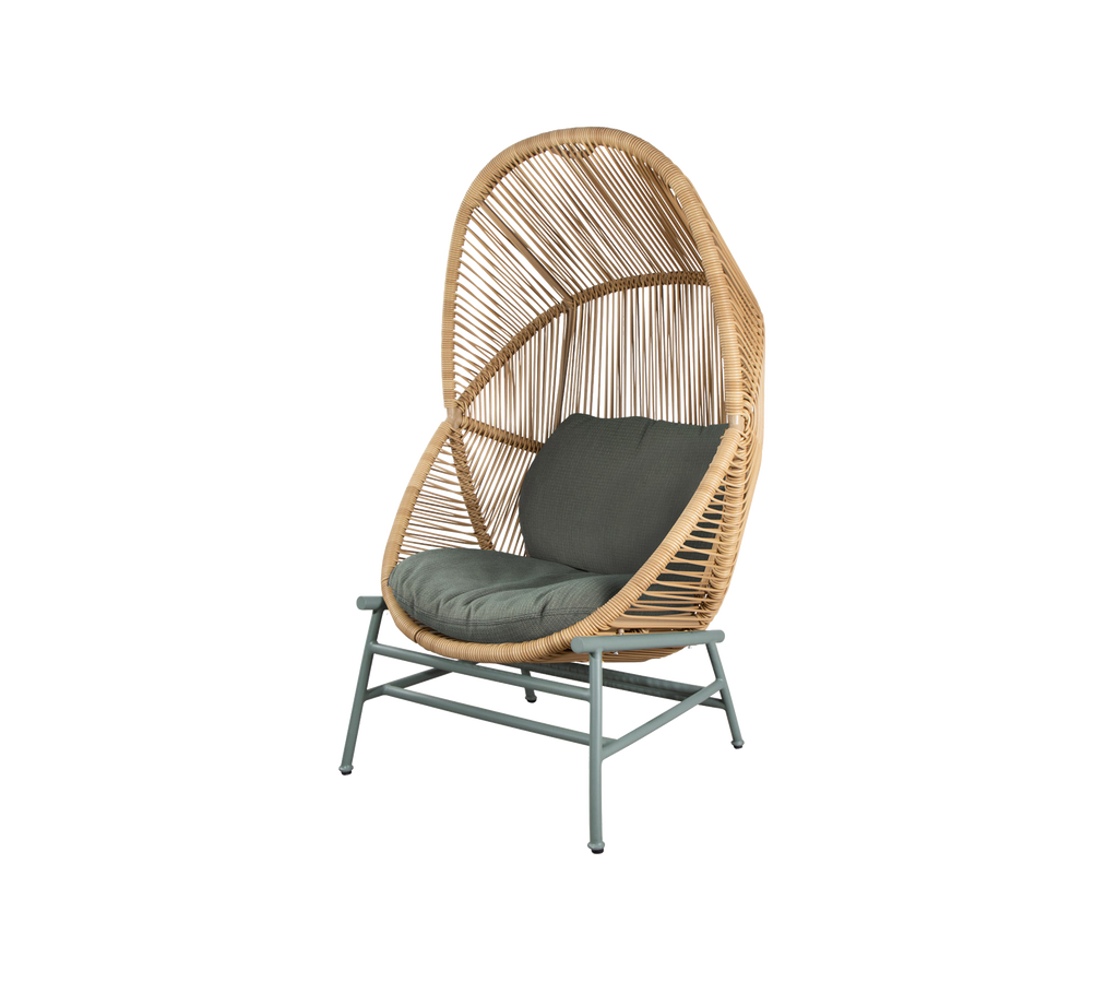 Woven Outdoor Lounge Chair Rope Base