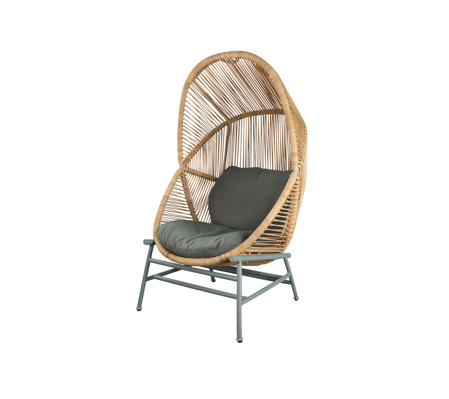 Woven Outdoor Lounge Chair Rope Base