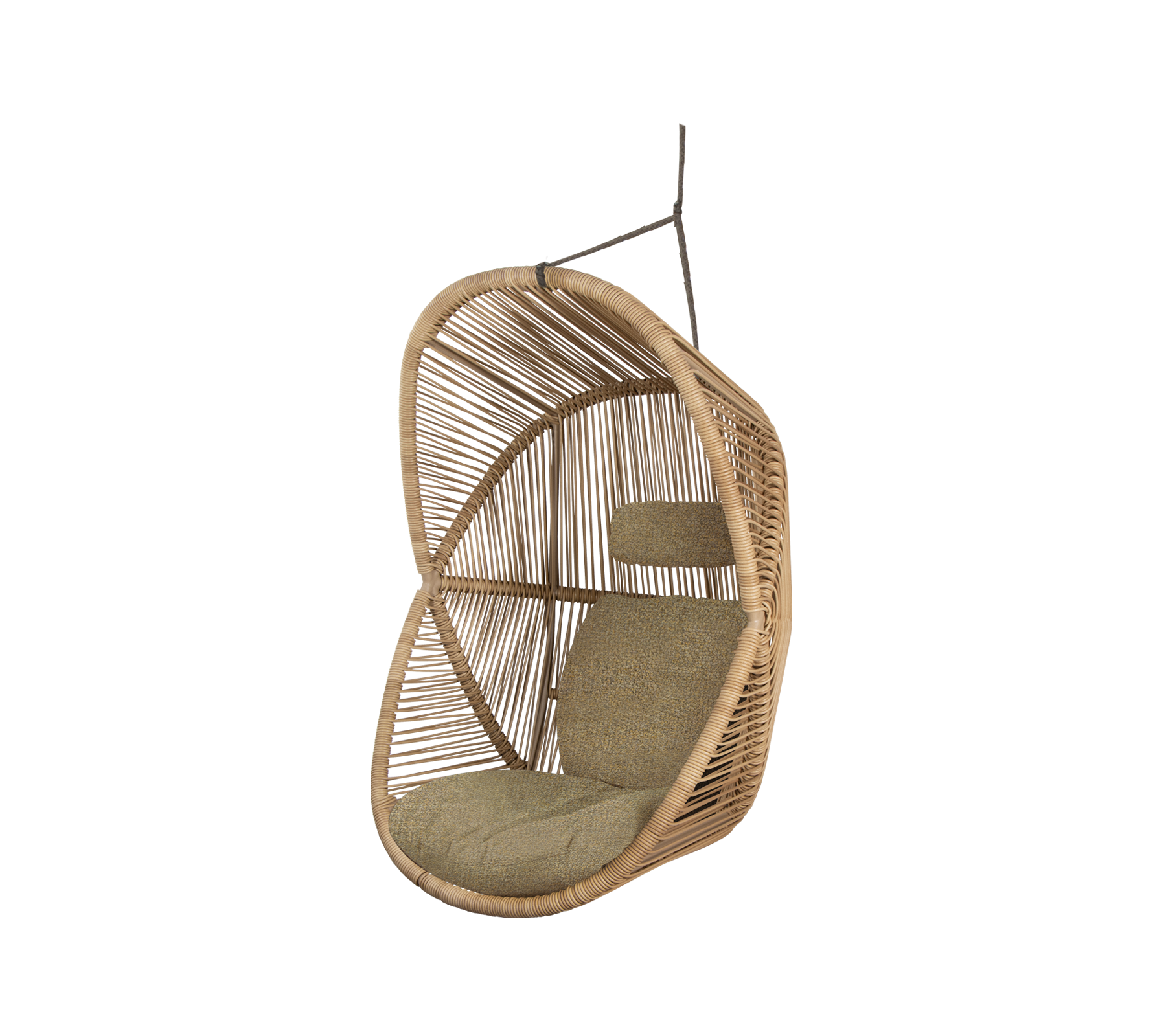 Woven Outdoor Lounge Chair Rope Base