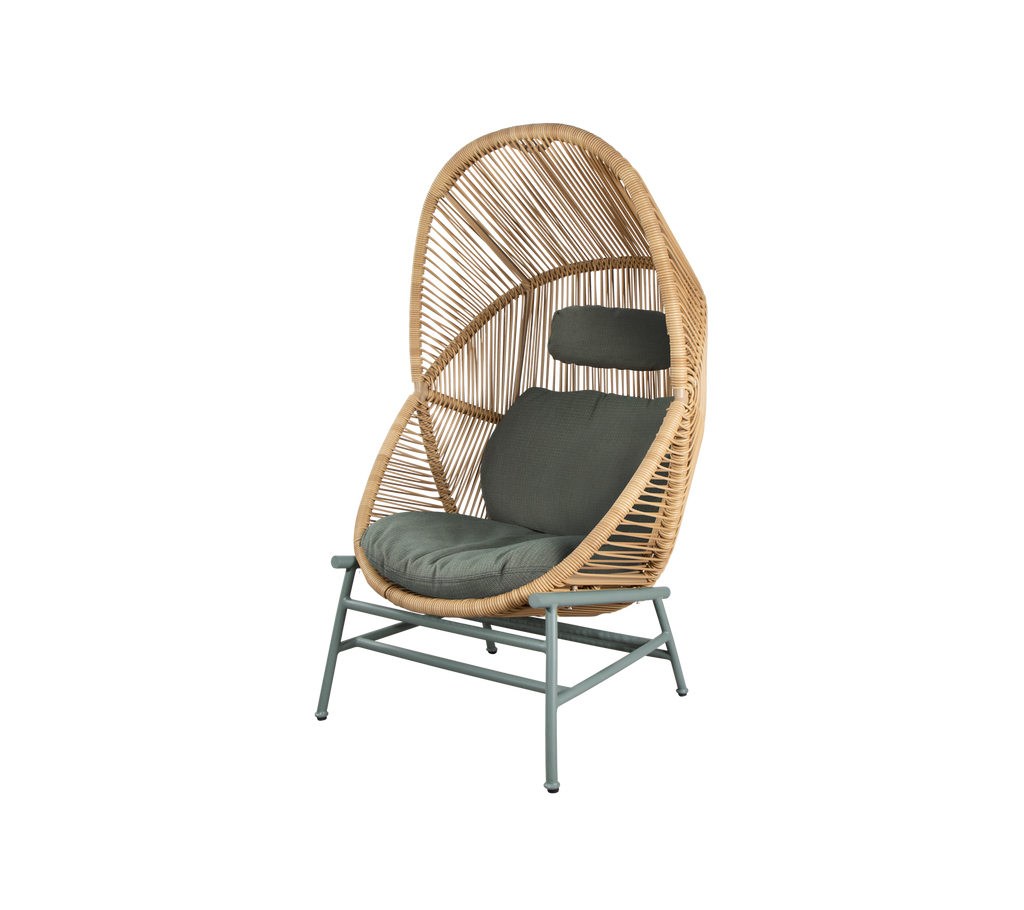 Woven Outdoor Lounge Chair Rope Base
