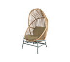 Woven Outdoor Lounge Chair Rope Base