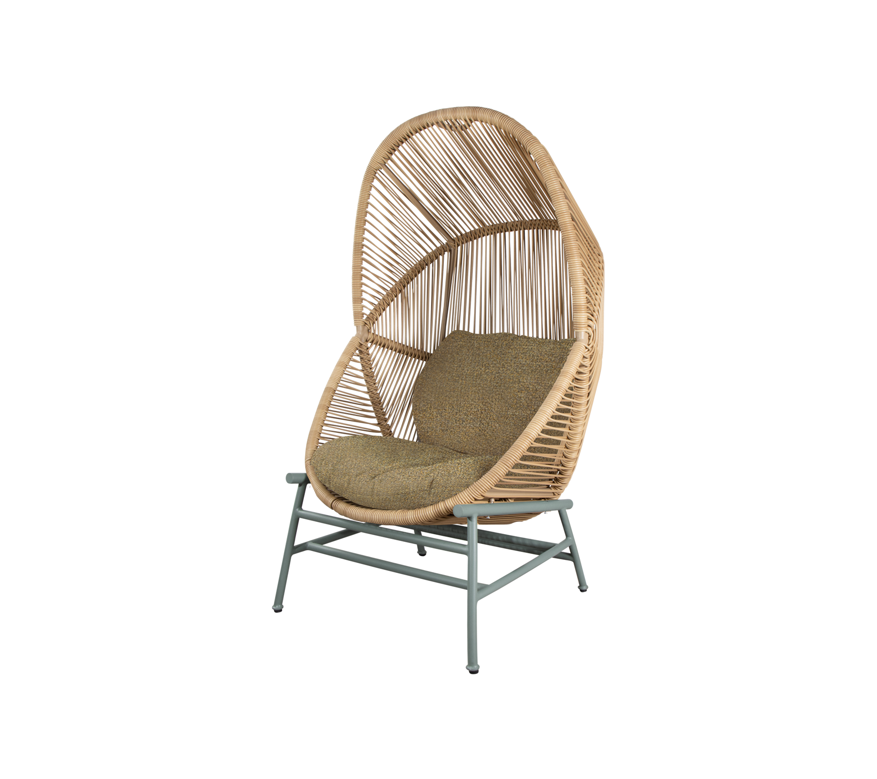 Woven Outdoor Lounge Chair Rope Base