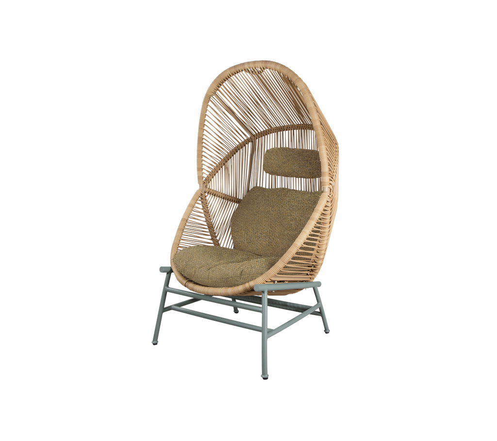 Woven Outdoor Lounge Chair Rope Base