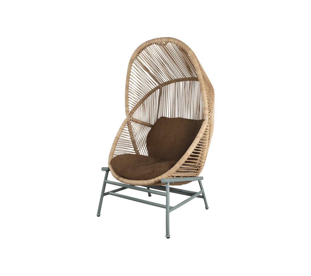 Woven Outdoor Lounge Chair Rope Base