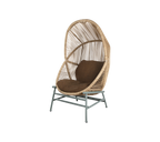 Woven Outdoor Lounge Chair Rope Base