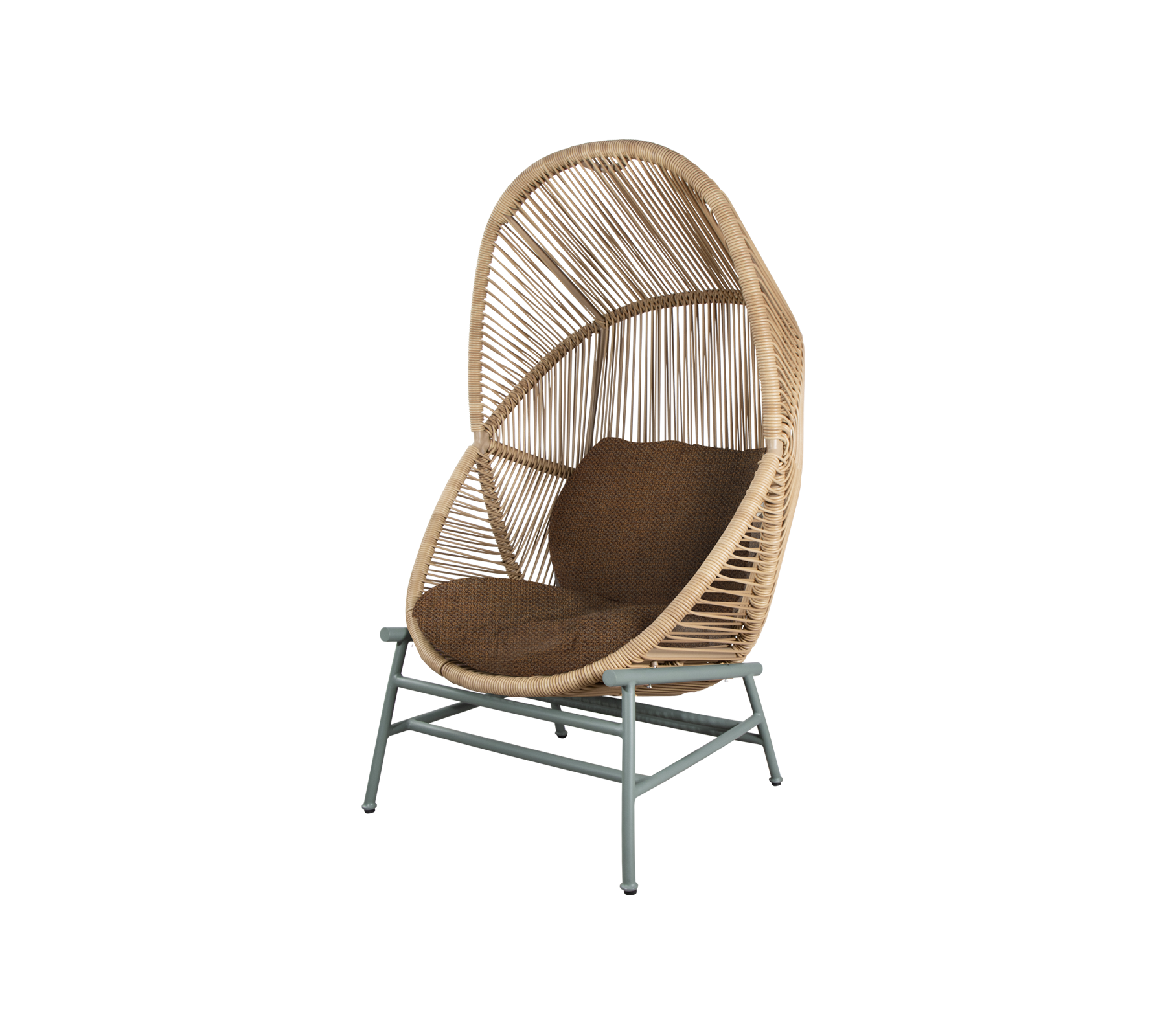 Woven Outdoor Lounge Chair Rope Base