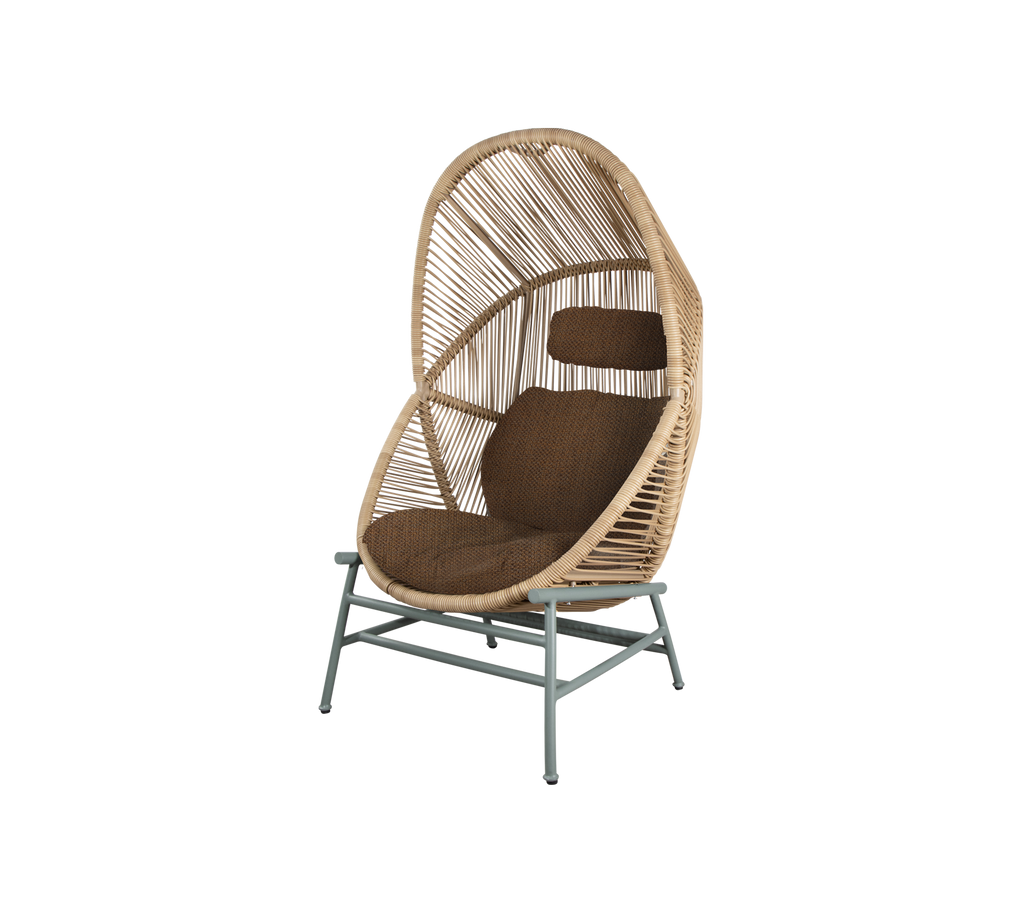 Woven Outdoor Lounge Chair Rope Base