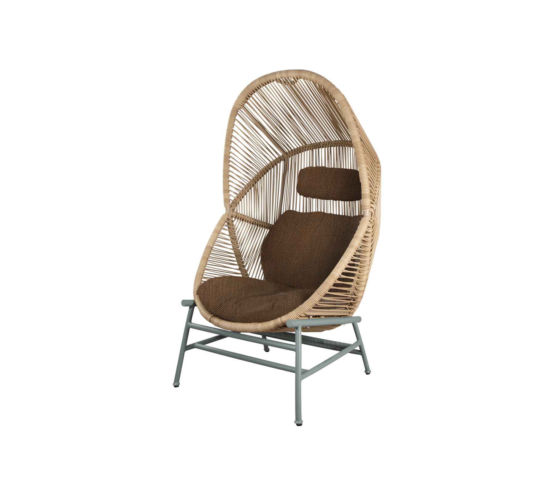 Woven Outdoor Lounge Chair Rope Base