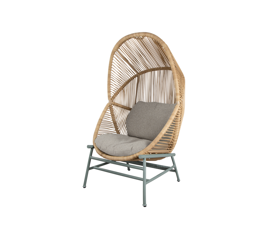 Woven Outdoor Lounge Chair Rope Base