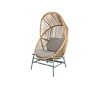 Woven Outdoor Lounge Chair Rope Base