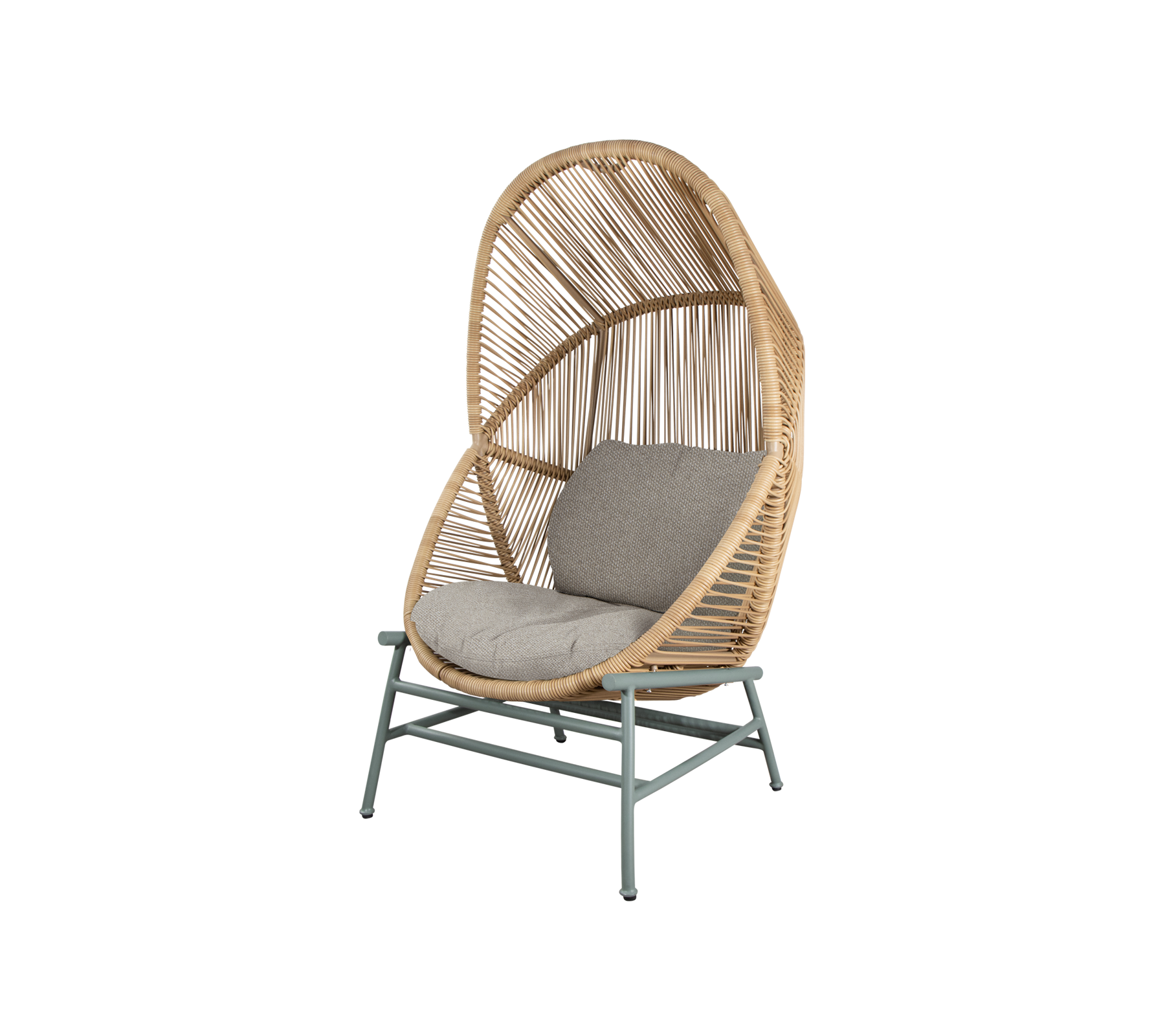 Woven Outdoor Lounge Chair Rope Base