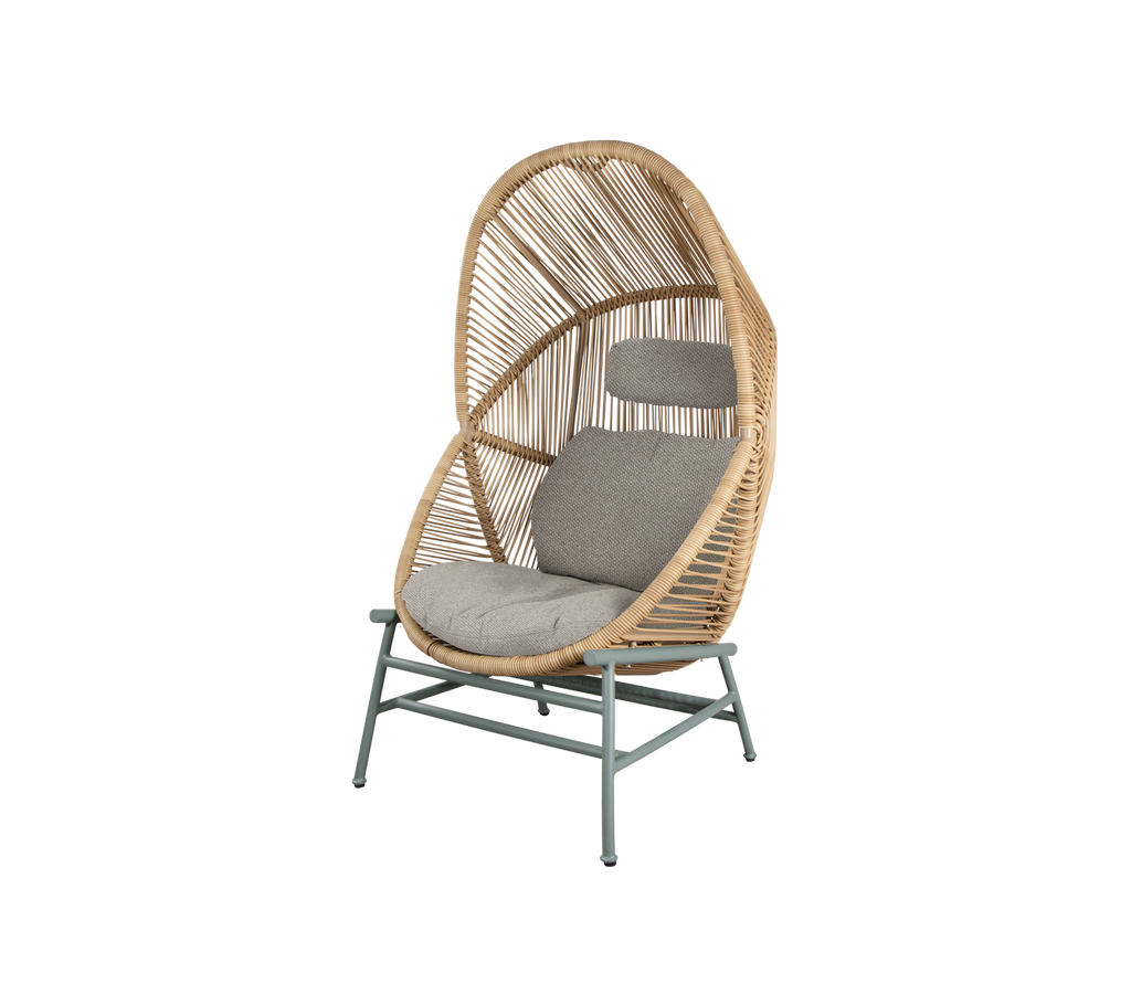 Woven Outdoor Lounge Chair Rope Base
