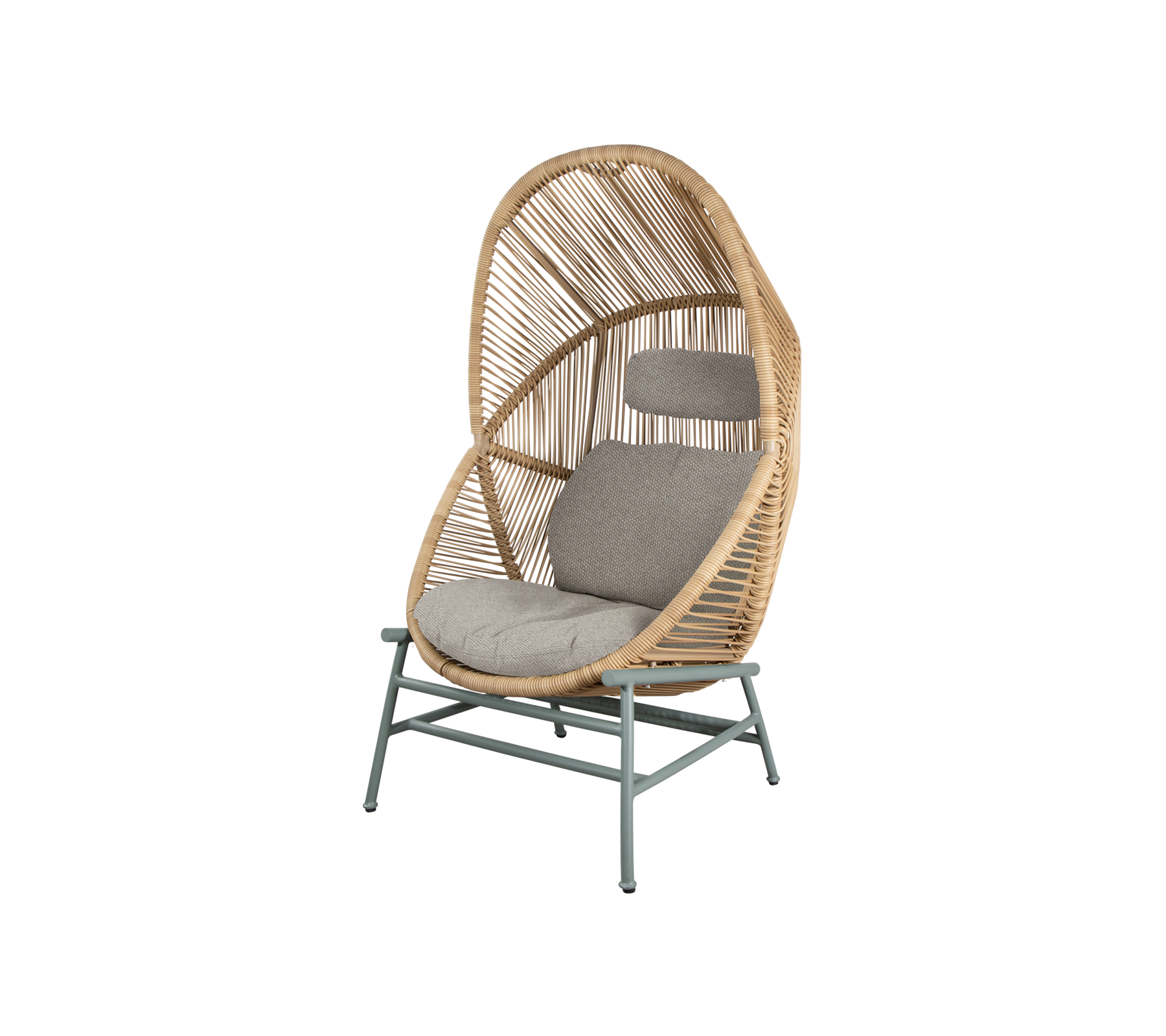 Woven Outdoor Lounge Chair Rope Base