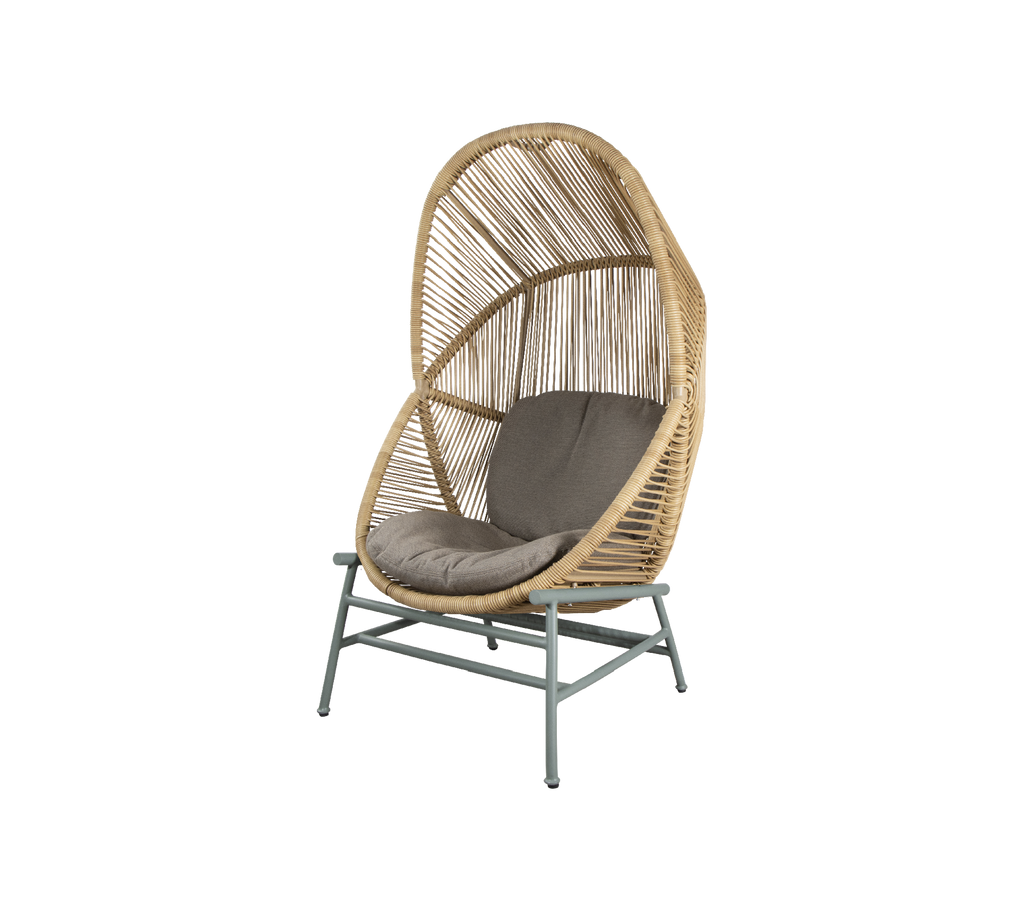 Woven Outdoor Lounge Chair Rope Base