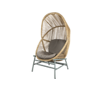 Woven Outdoor Lounge Chair Rope Base