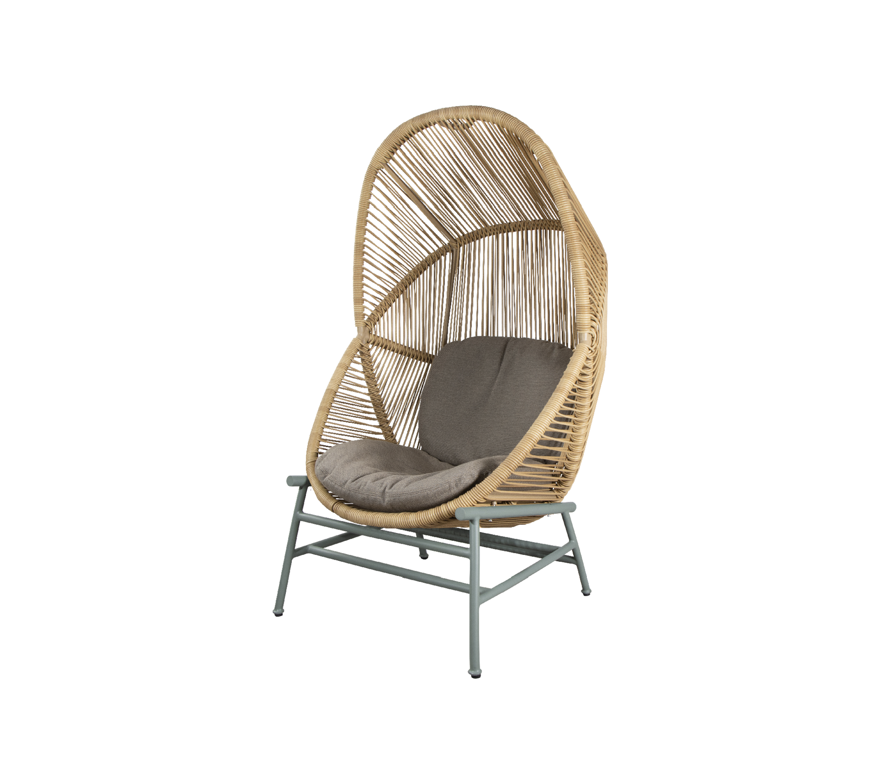 Woven Outdoor Lounge Chair Rope Base