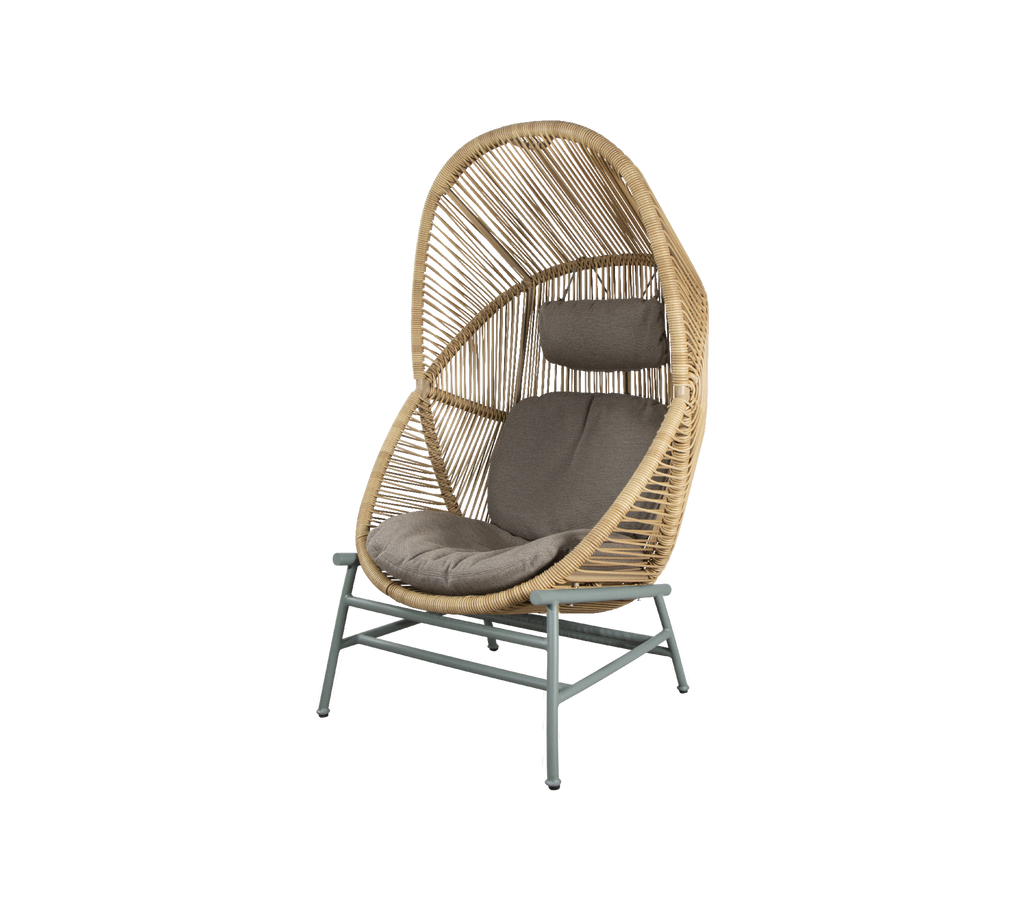 Woven Outdoor Lounge Chair Rope Base