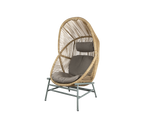 Woven Outdoor Lounge Chair Rope Base
