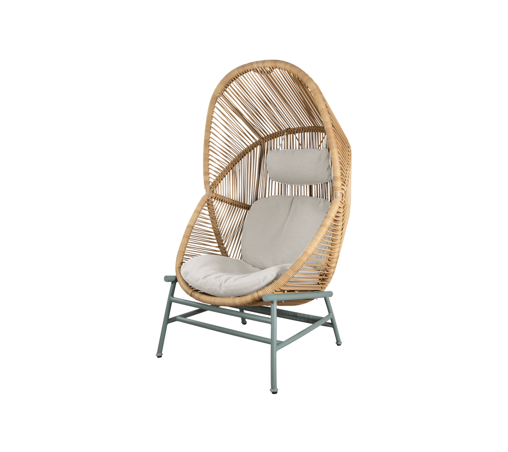 Woven Outdoor Lounge Chair Rope Base