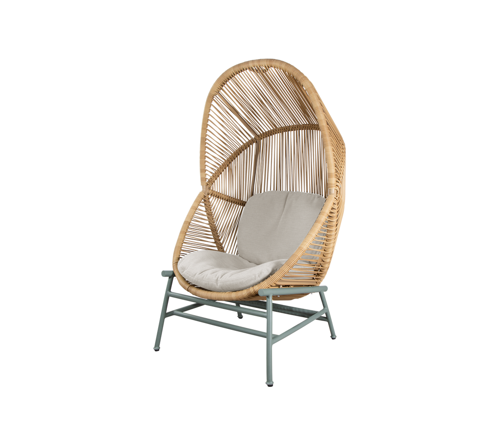 Woven Outdoor Lounge Chair Rope Base