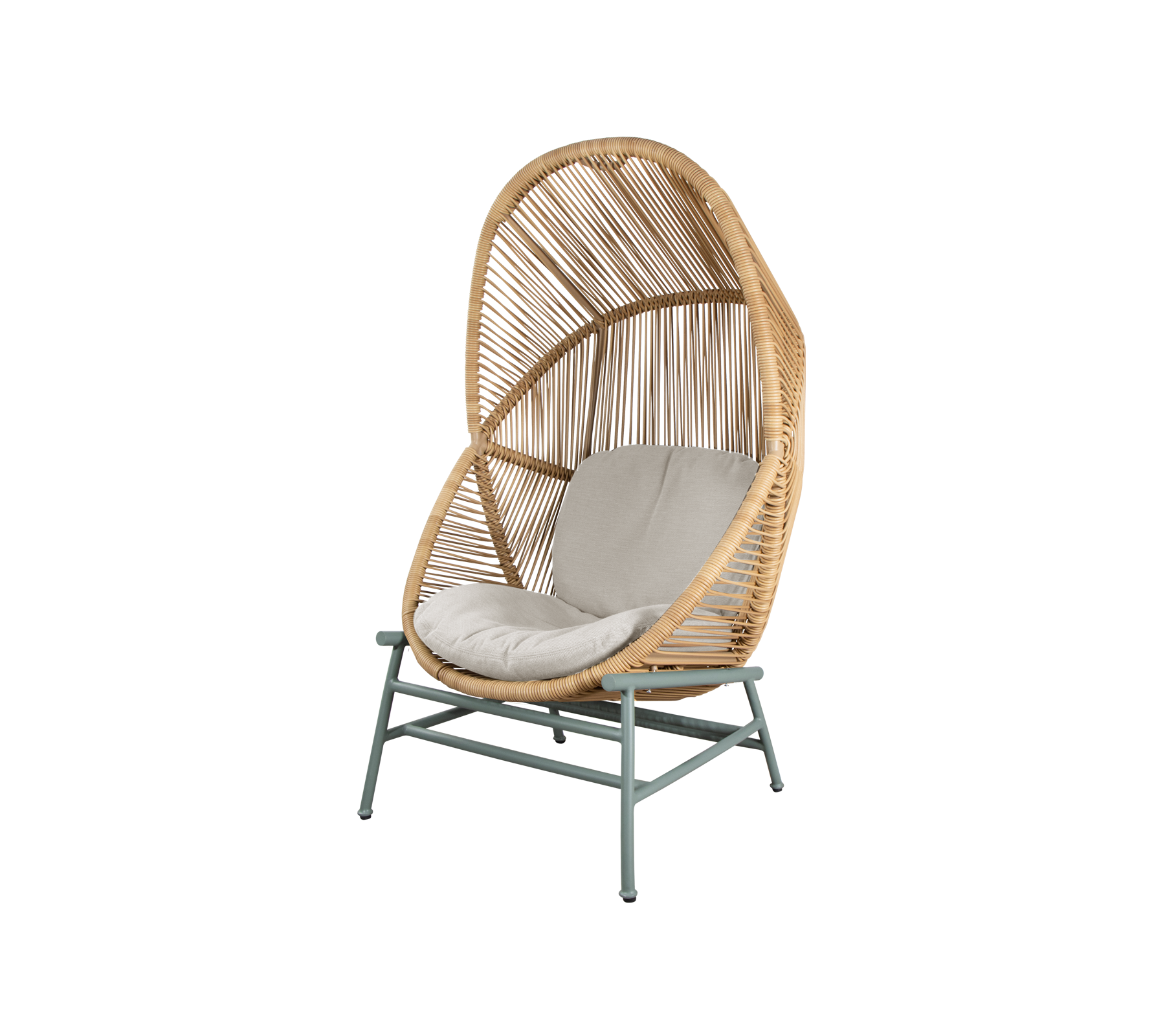 Woven Outdoor Lounge Chair Rope Base