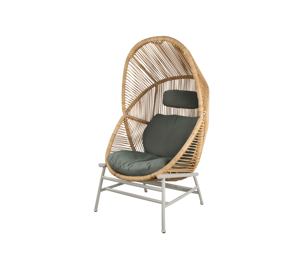 Woven Outdoor Lounge Chair Rope Base