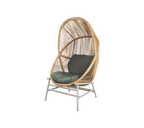 Woven Outdoor Lounge Chair Rope Base