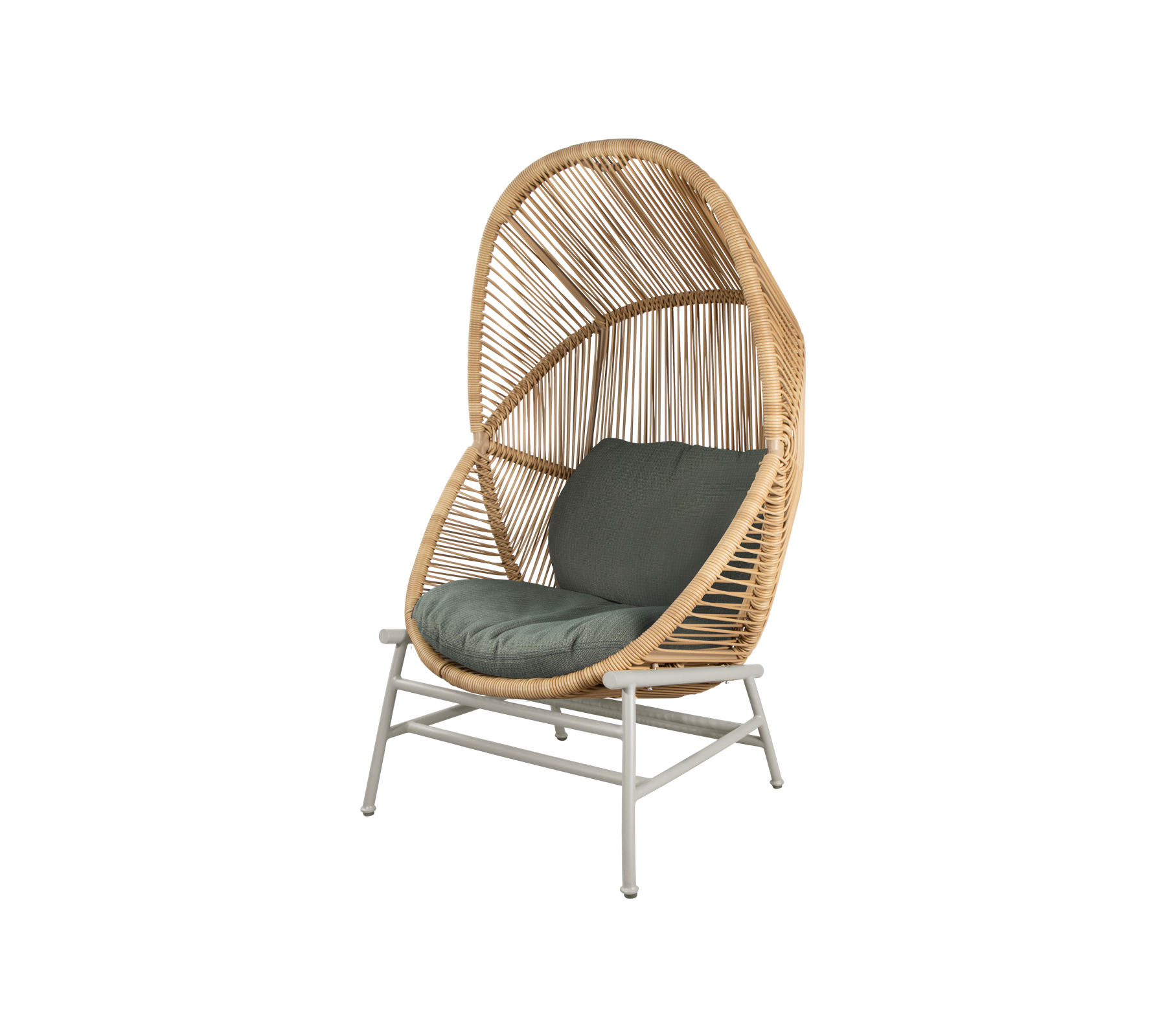Woven Outdoor Lounge Chair Rope Base
