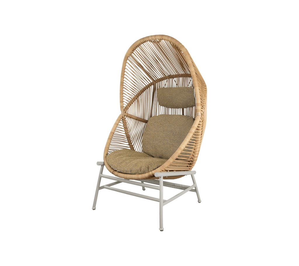 Woven Outdoor Lounge Chair Rope Base