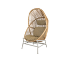 Woven Outdoor Lounge Chair Rope Base