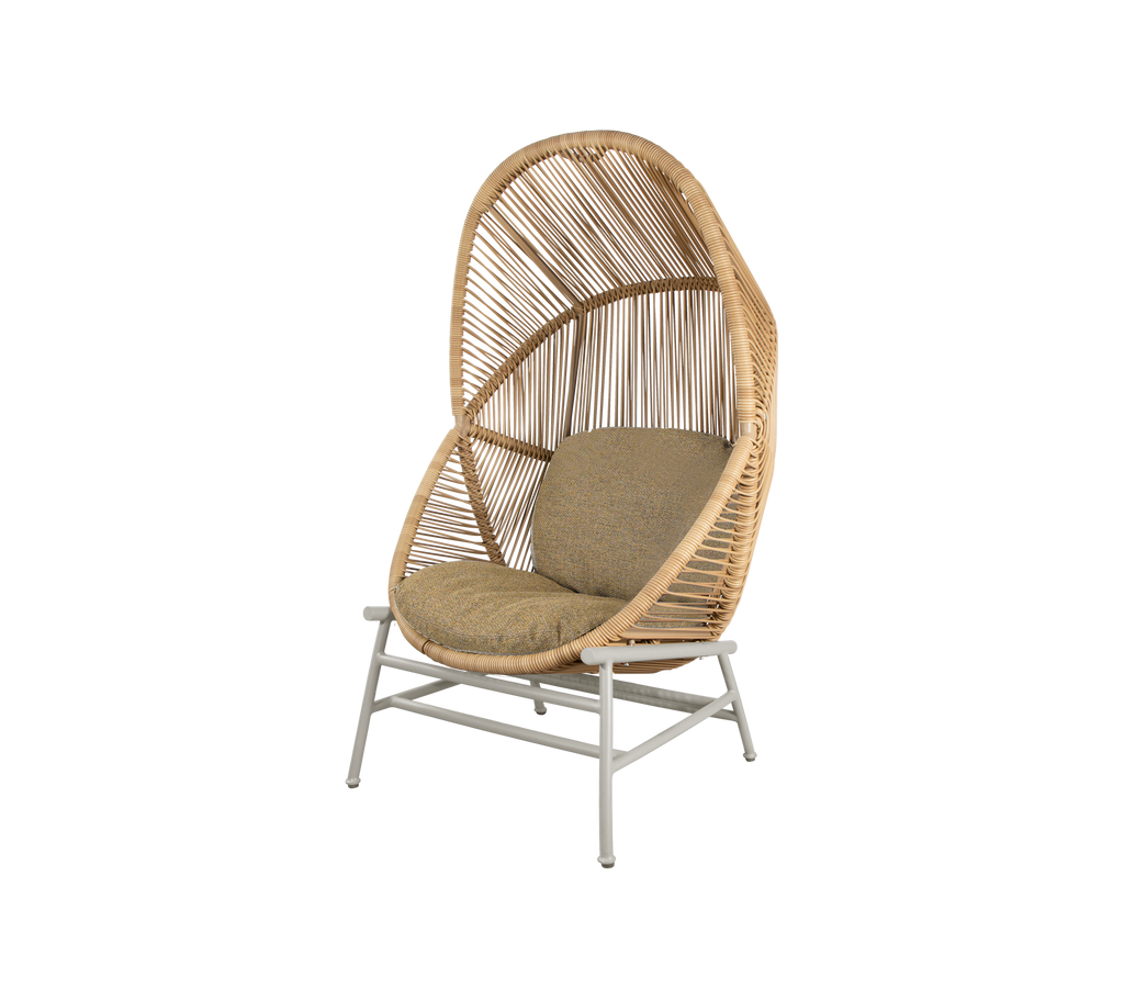 Woven Outdoor Lounge Chair Rope Base
