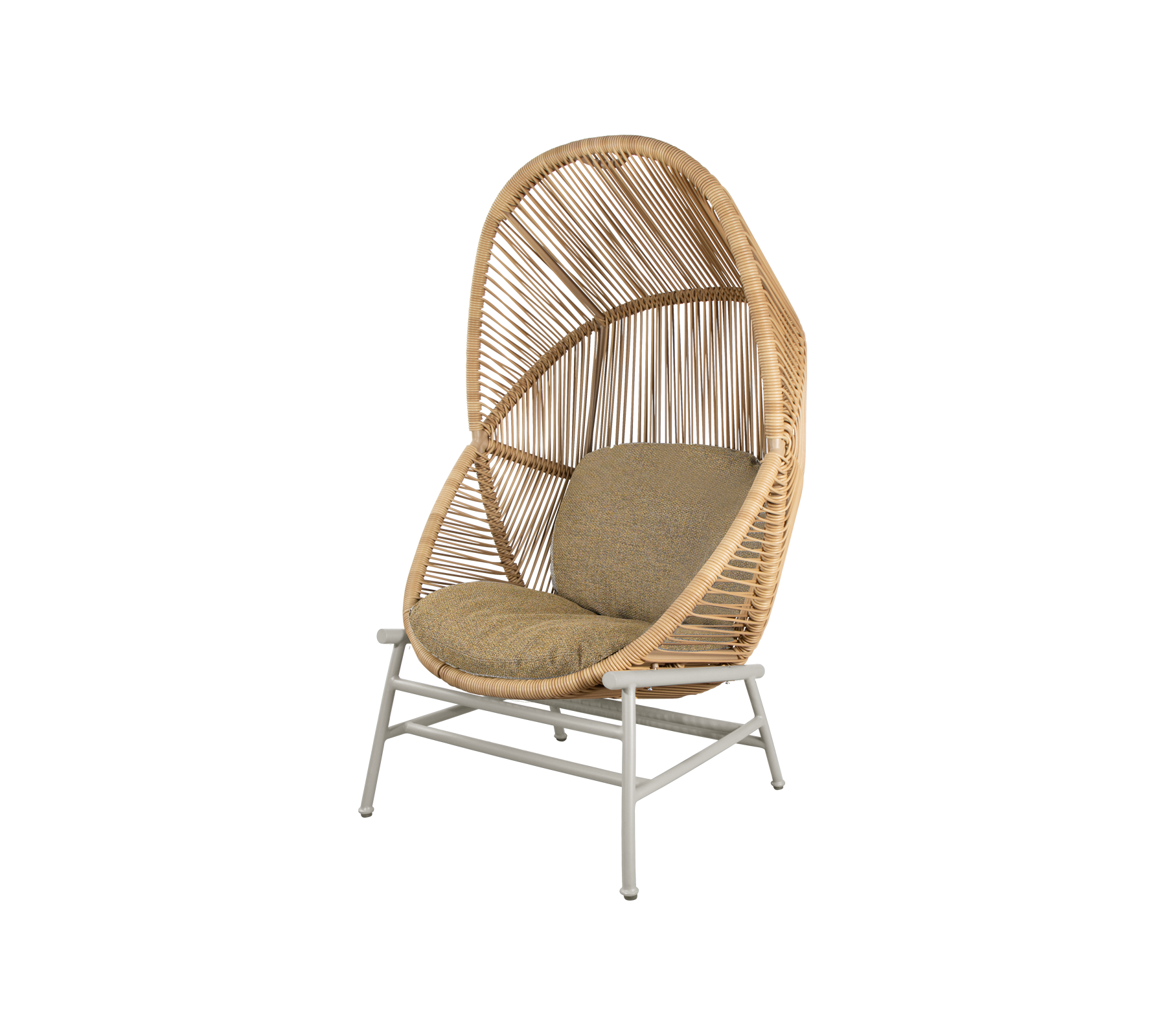 Woven Outdoor Lounge Chair Rope Base