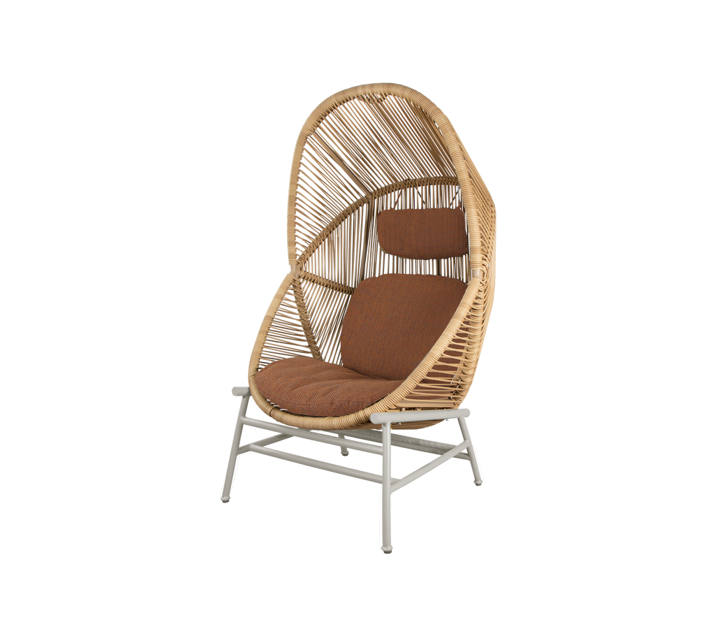 Woven Outdoor Lounge Chair Rope Base