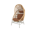 Woven Outdoor Lounge Chair Rope Base