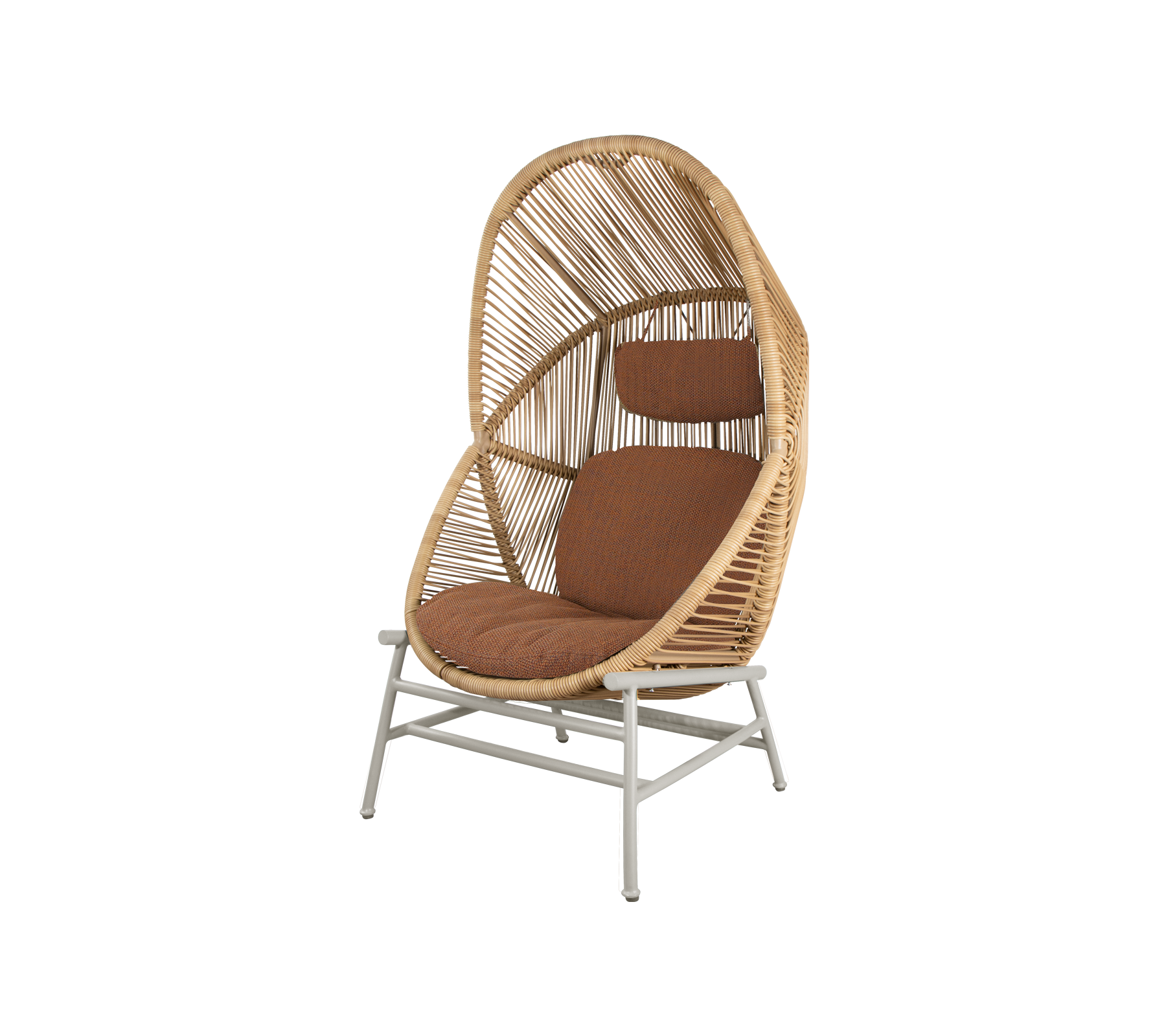 Woven Outdoor Lounge Chair Rope Base