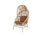 Woven Outdoor Lounge Chair Rope Base