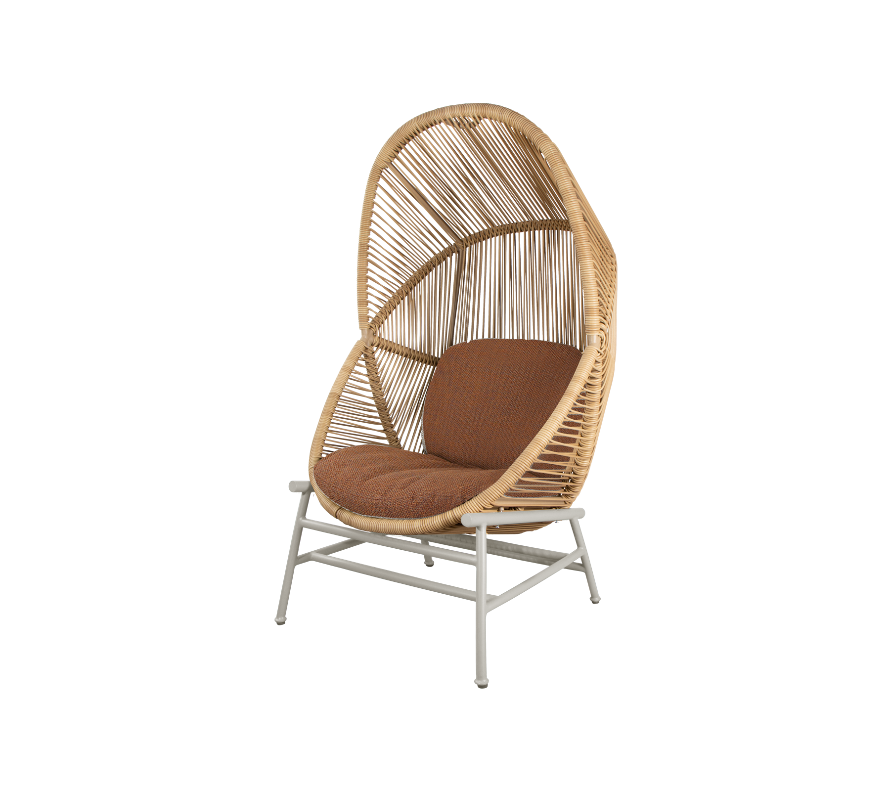 Woven Outdoor Lounge Chair Rope Base