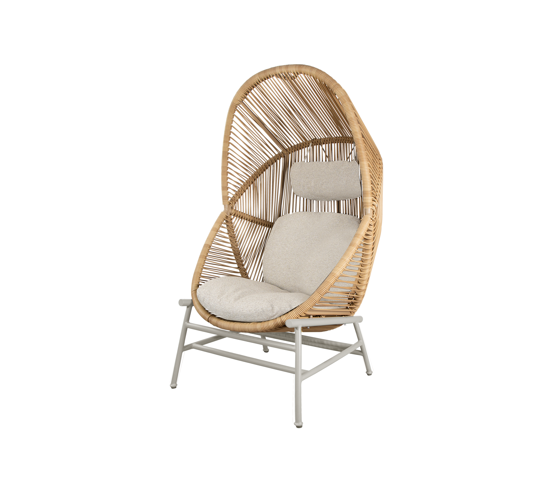 Woven Outdoor Lounge Chair Rope Base