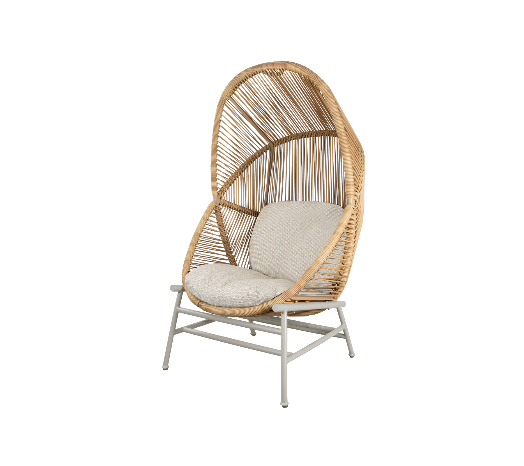 Woven Outdoor Lounge Chair Rope Base