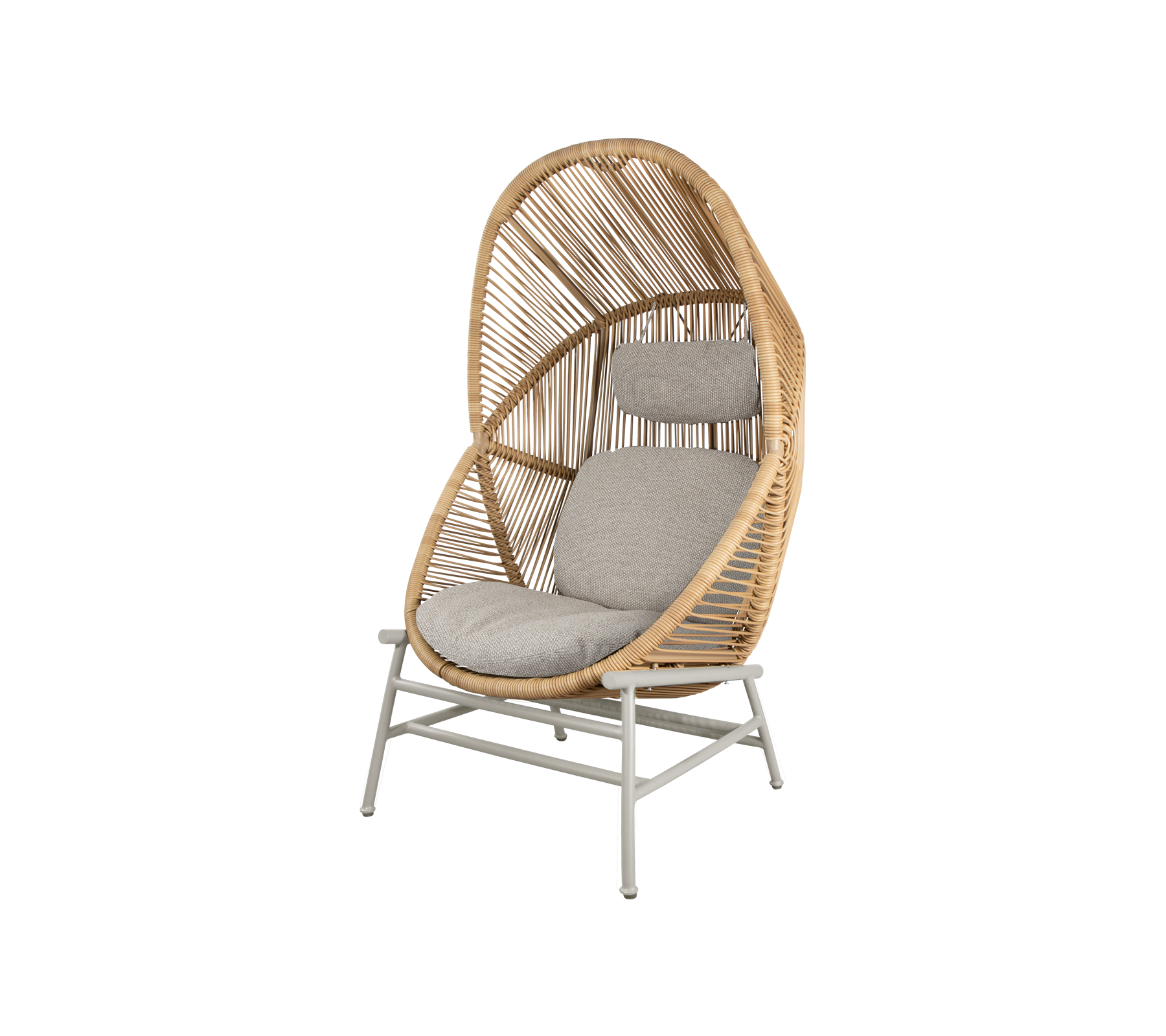 Woven Outdoor Lounge Chair Rope Base