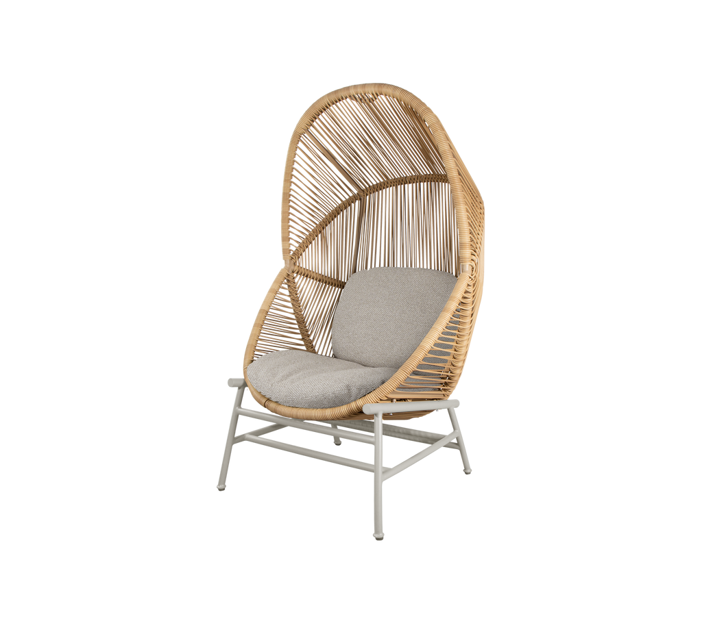 Woven Outdoor Lounge Chair Rope Base