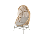 Woven Outdoor Lounge Chair Rope Base