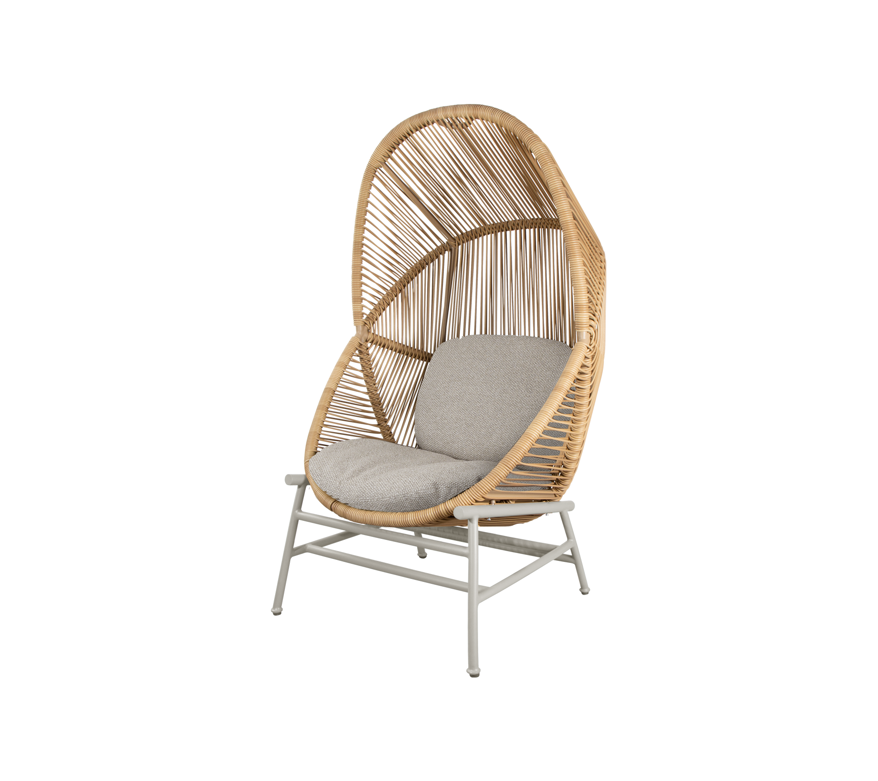 Woven Outdoor Lounge Chair Rope Base