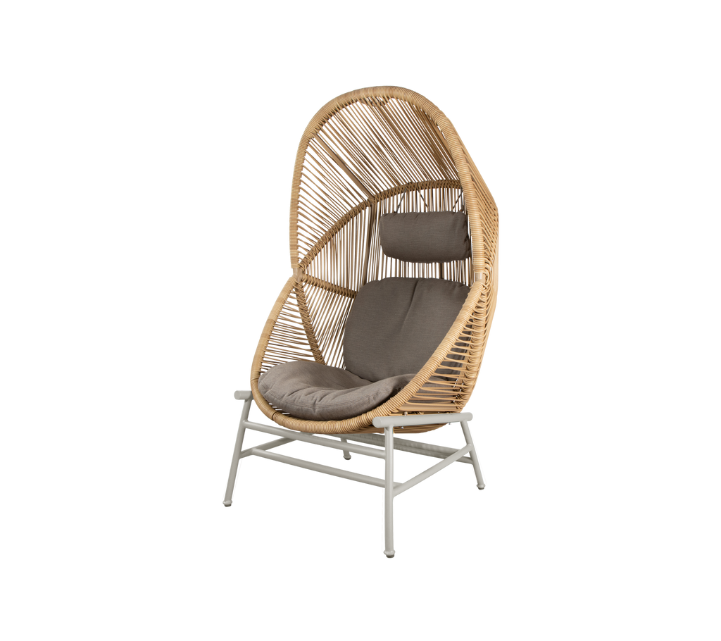 Woven Outdoor Lounge Chair Rope Base