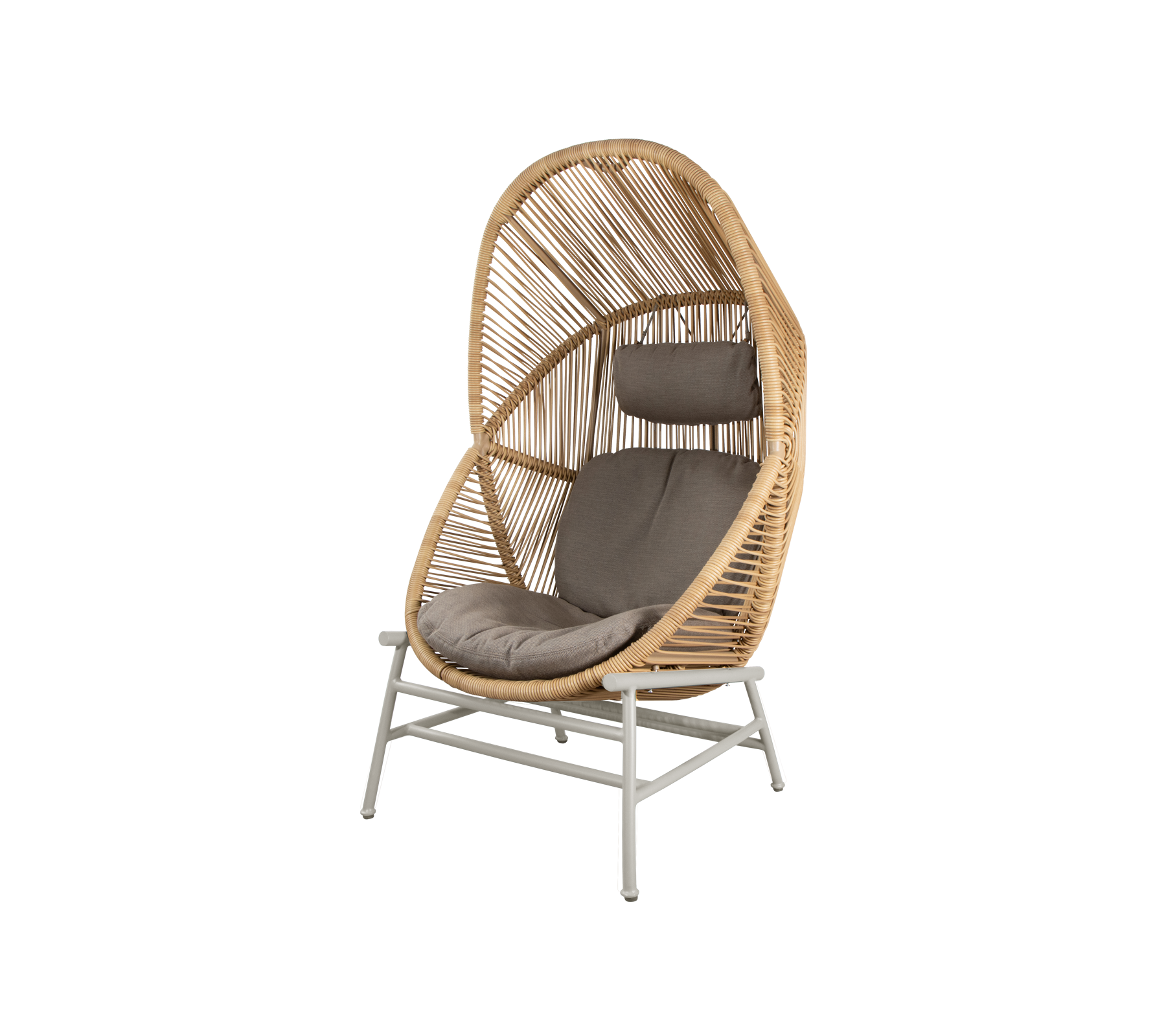 Woven Outdoor Lounge Chair Rope Base